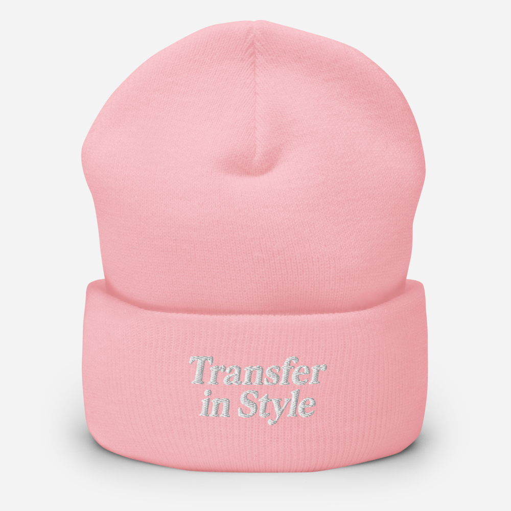 Transfer in Style Cuffed Beanie