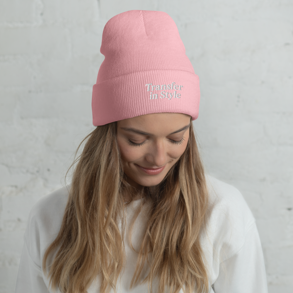 Transfer in Style Cuffed Beanie