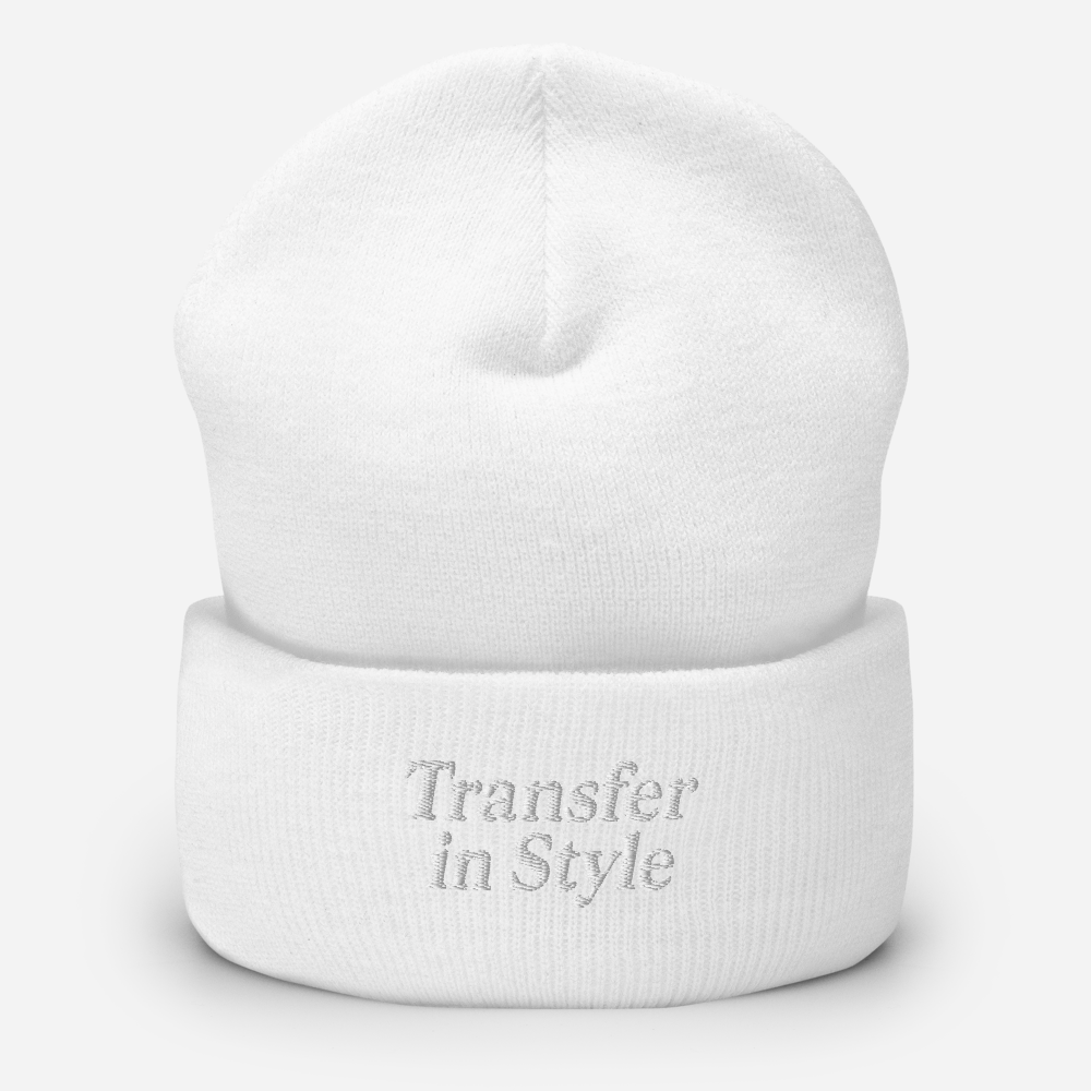 Transfer in Style Cuffed Beanie