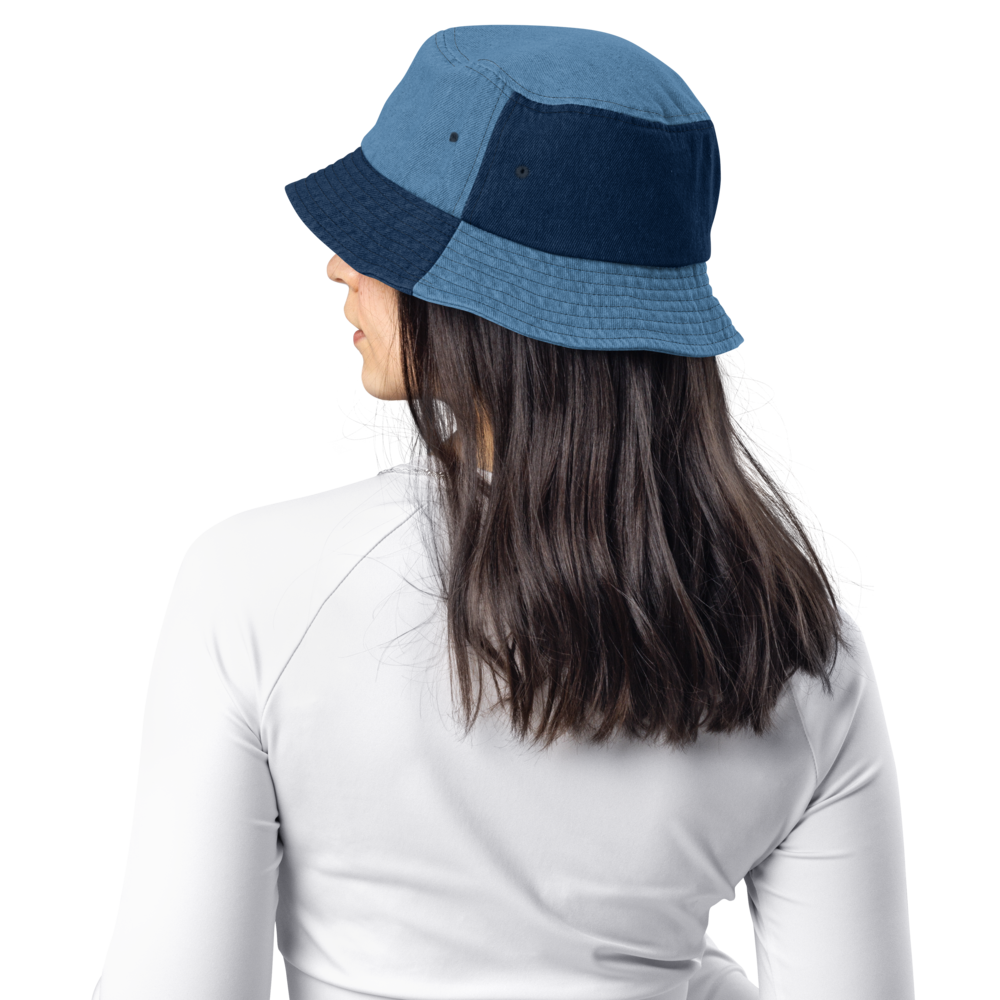 Transfer in Style Denim bucket hat