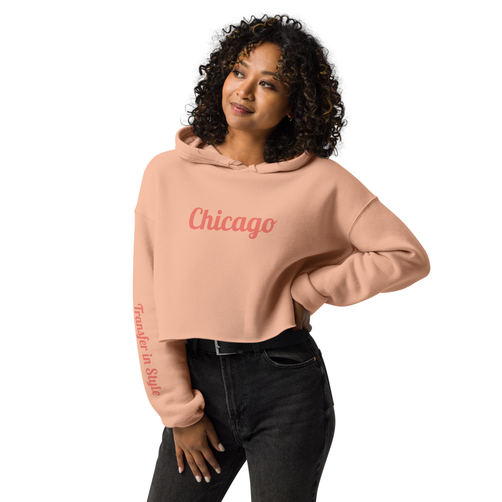 Chicago Crop Hoodie